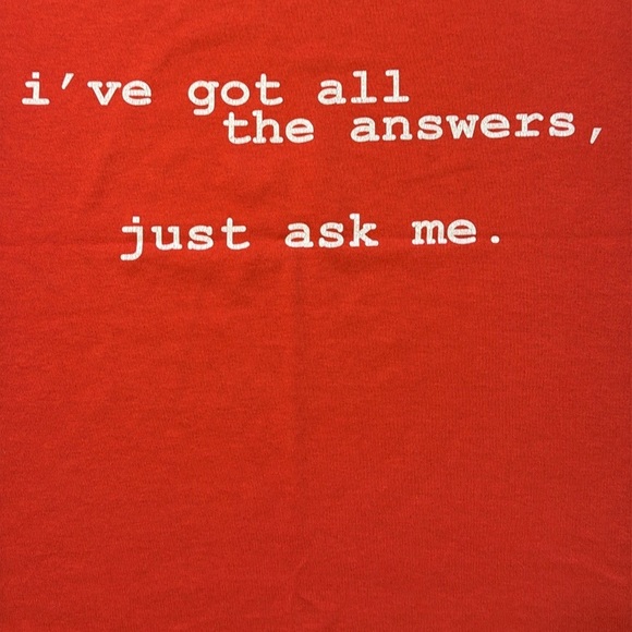 VTG Hill’s Science Diet Red S/S T-Shirt Unisex I’ve got all the answers, ask me - Picture 1 of 12
